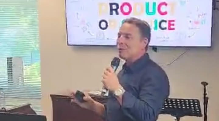 Sales training presentation with John Kirk